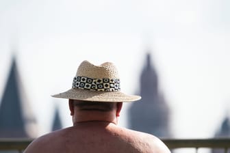 Heißer Sommertag in Deutschland