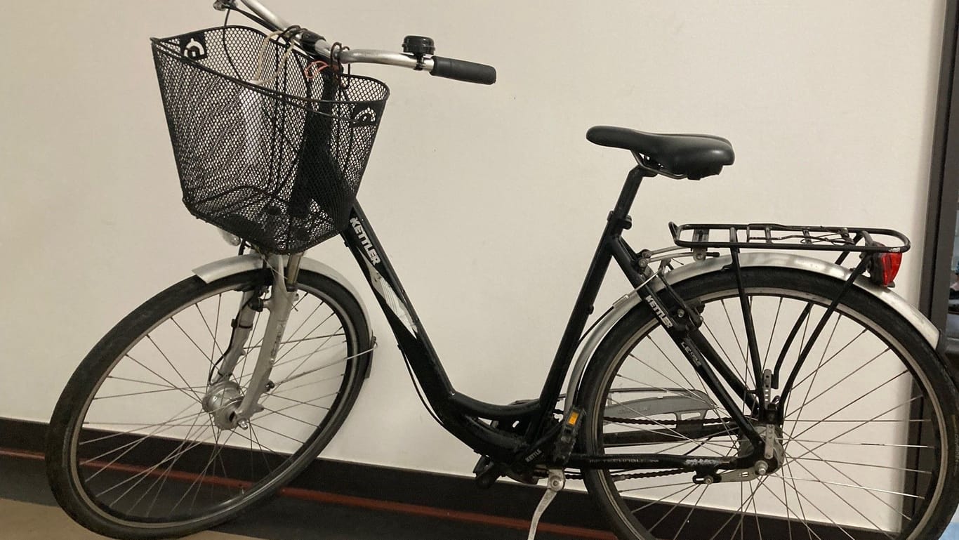 Mit diesem Fahrrad wollte der Täter flüchten.