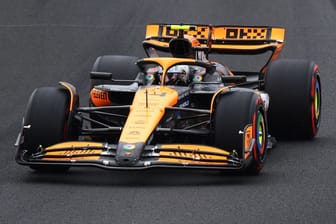 Schnellste Zeit: McLaren-Pilot Lando Norris auf der Strecke in Ungarn.