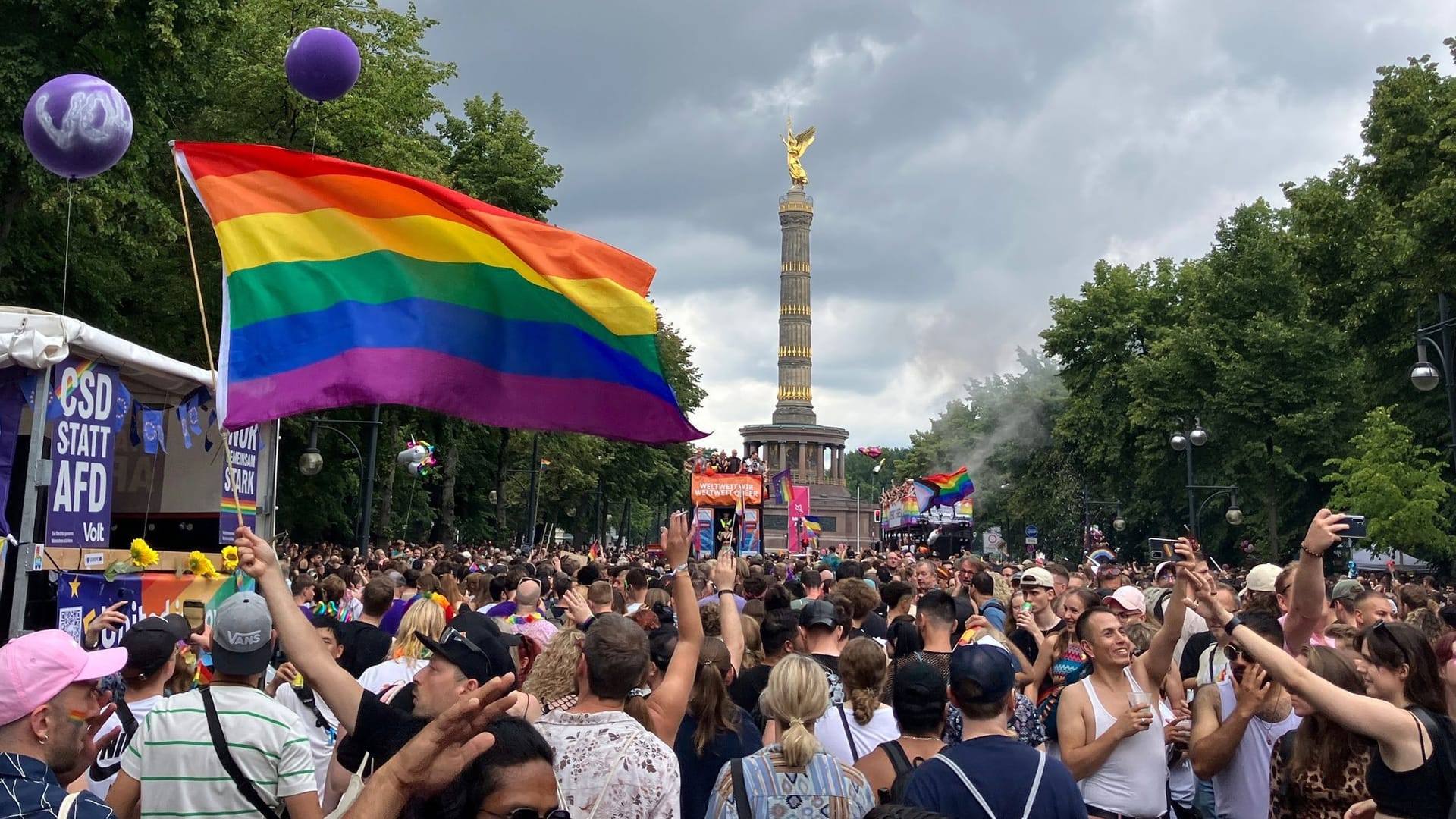 46. Berlin Pride Umzug zum Christopher Street Day