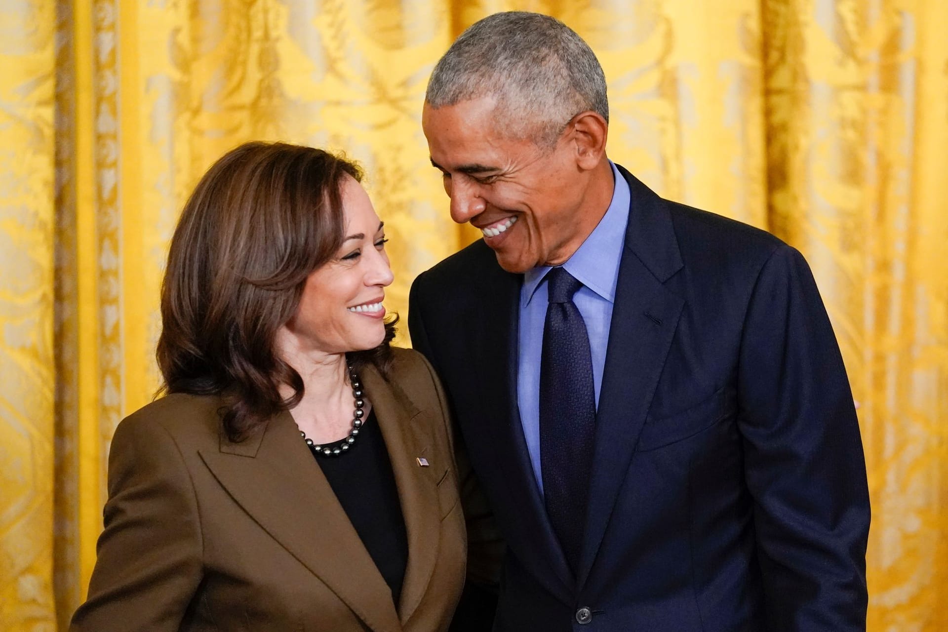 Kamala Harris und Barack Obama