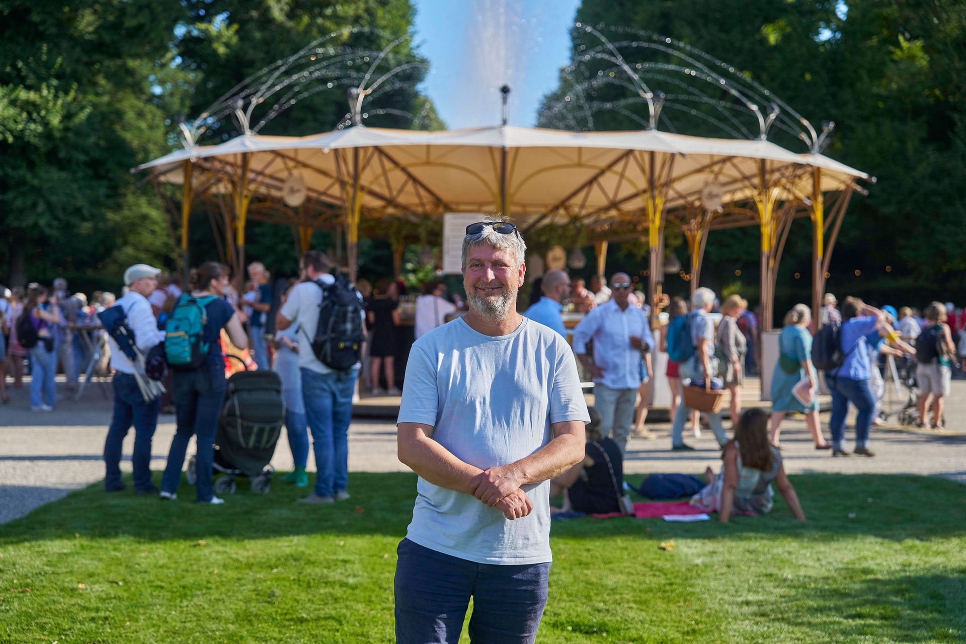 Casper de Vries bei der Vorpremiere zum Kleinen Fest im Großen Garten (Archivbild): Er ist der neue künstlerische Leiter der Veranstaltung.