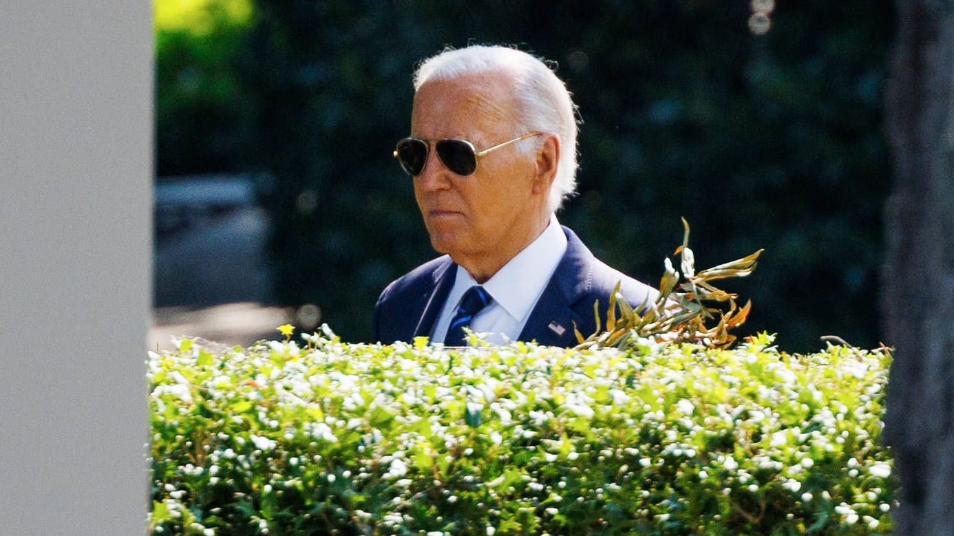 Joe Biden im Garten des Weißen Hauses in Washington (Archivbild).