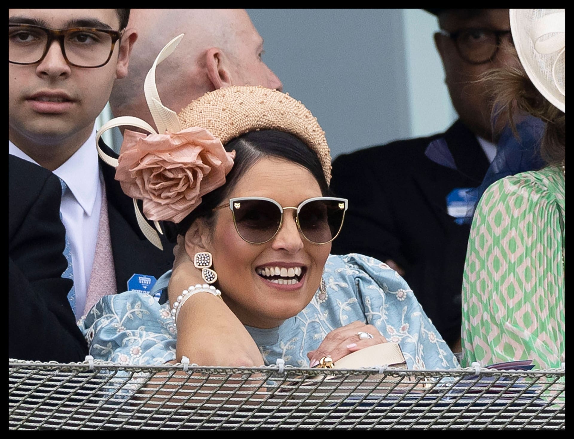 Wird sie die neue Chefin der britischen Konservativen? Die ehemalige Innenministerin Priti Patel, hier beim Pferderennen Derby Stakes, hat sich um die Sunak-Nachfolge beworben.