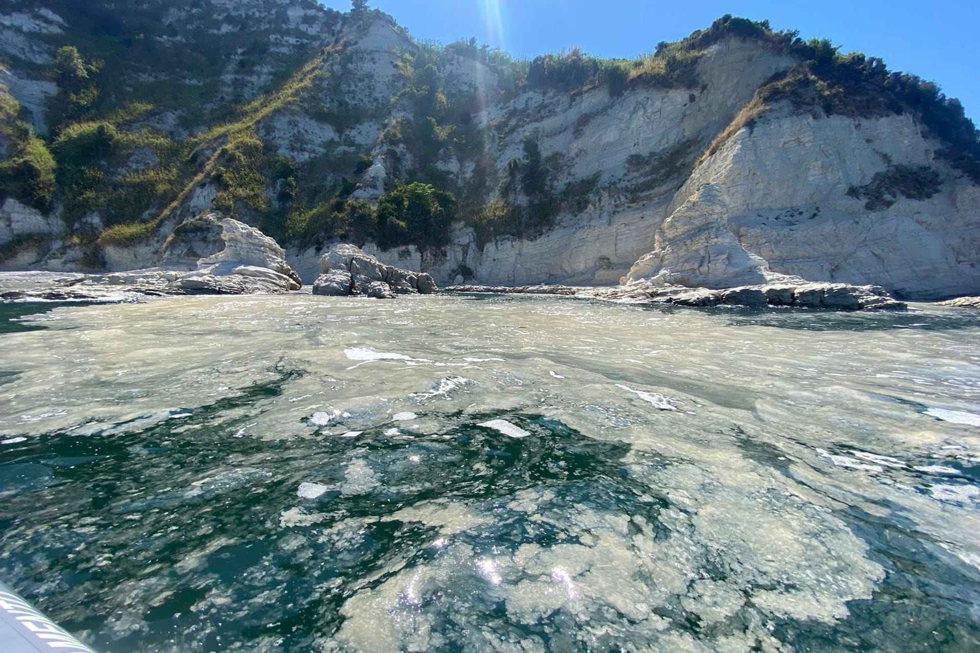 Algenschleim in der Adria