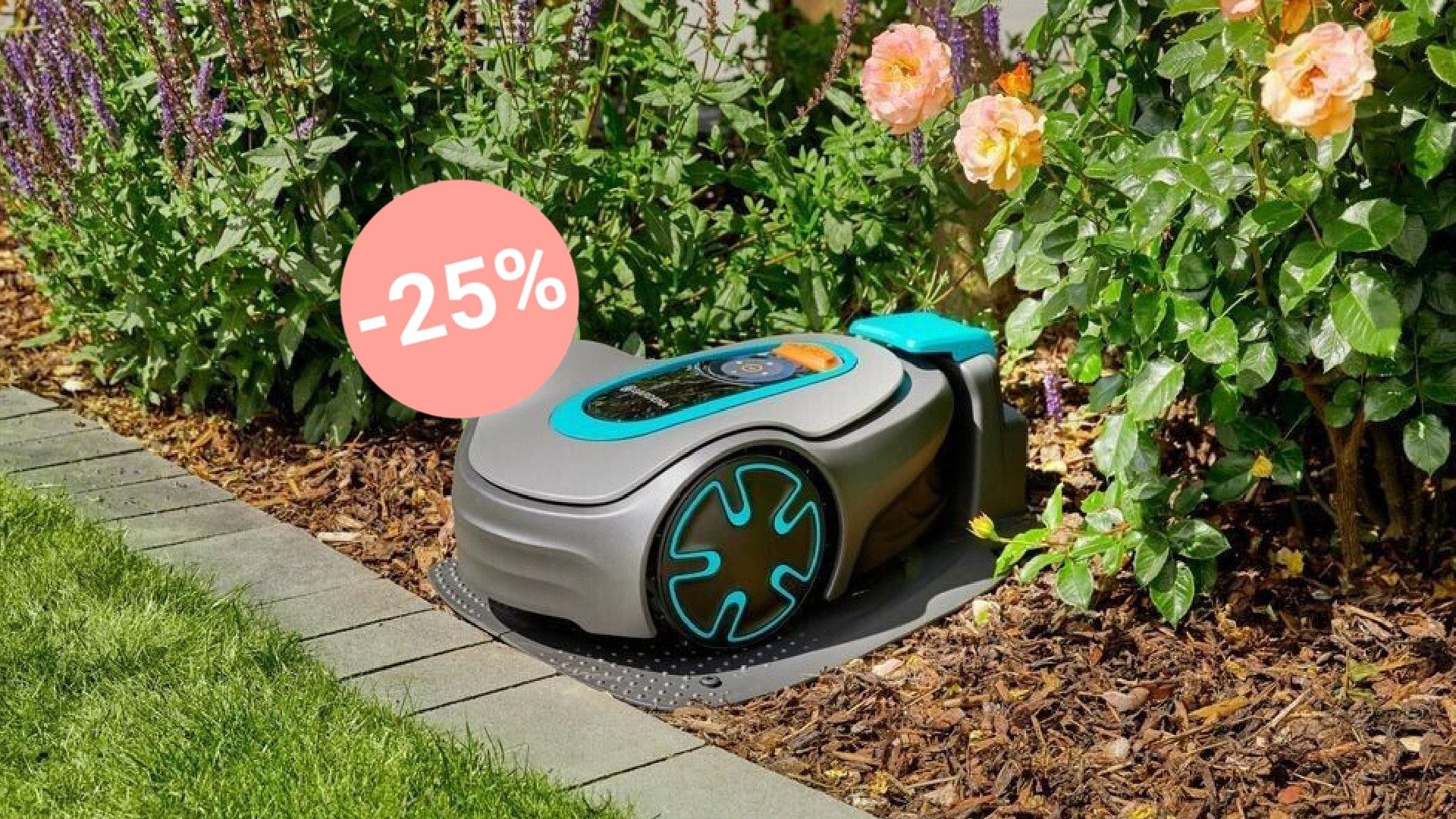 Sparen Sie sich die Arbeit: Amazon bietet heute einen Mähroboter der Marke Gardena zum Niedrigpreis an.