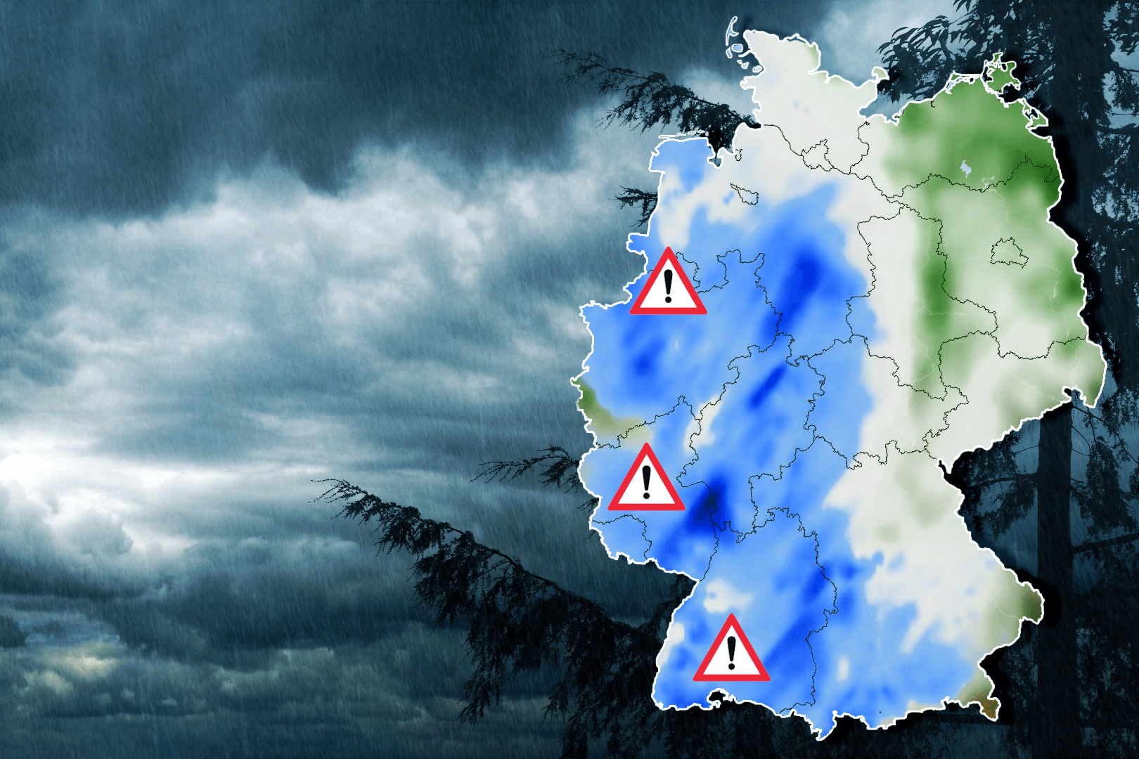 Gewitter erwartet