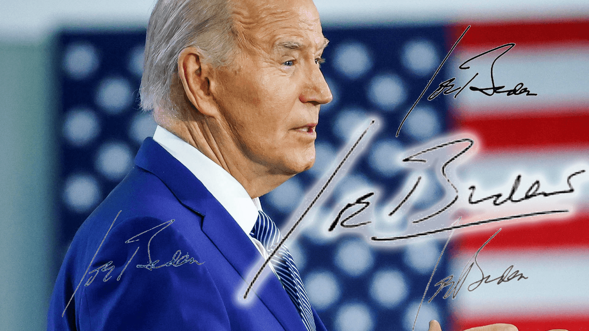 Joe Biden: Ein Strich unter seine Amtszeit – und unter duie Unterschrift.