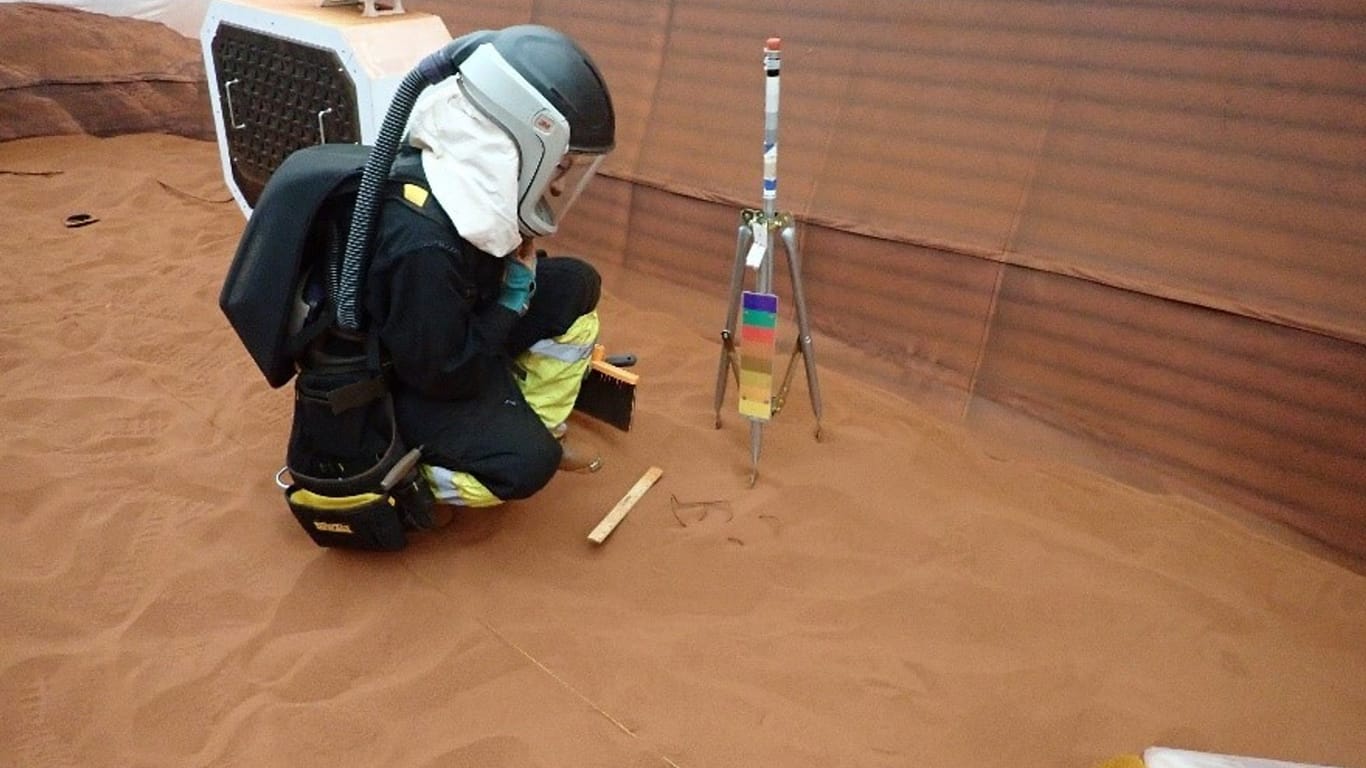 Simulierter Einsatz auf dem Mars