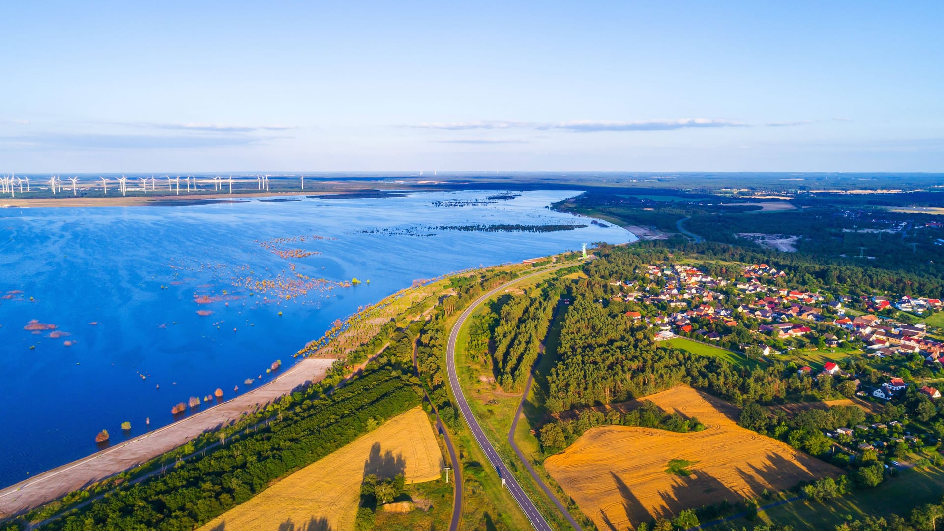 Merzdorf am Cottbuser Ostsee (Archivbild): Das Land Brandenburg startet mit einem besonderen Marketing durch.