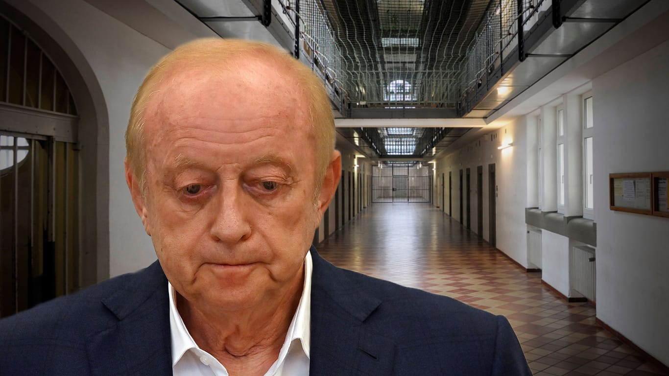 Die Fotomontage zeigt Alfons Schuhbeck hinter Gittern.