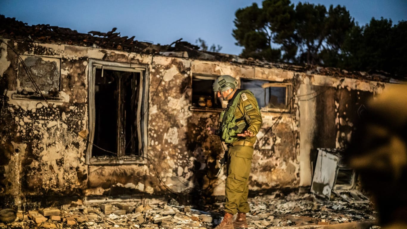 Nach Hamas-Großangriff - Kibbuz Be'eri