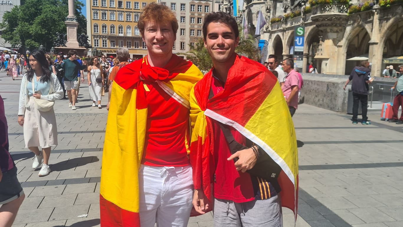 Gemeinsam aus Barcelona angereist: Patrick Venus (l.) und Fede Tarrés (r.).