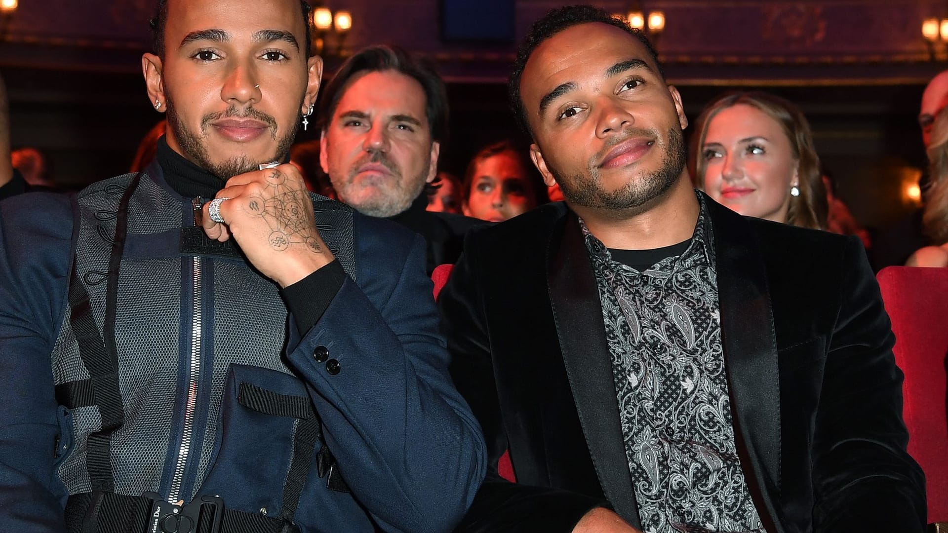 Lewis und Nicolas Hamilton