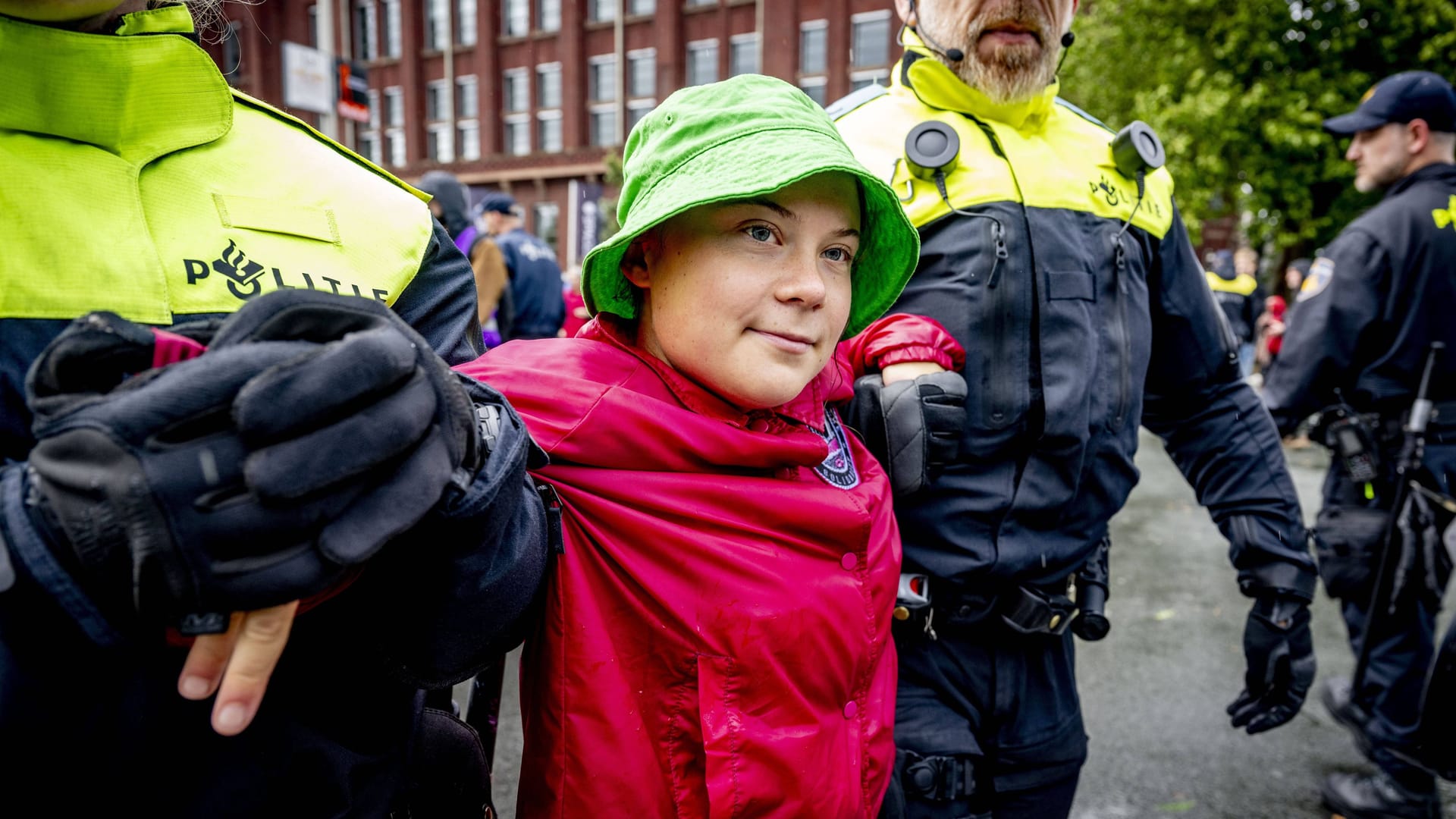 Greta Thunberg wird festgenommen: Die Klimaaktivistin hatte eine Autobahn blockiert.