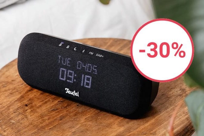 Nur bei t-online so günstig: Das Radio One von Teufel ist ein Bluetooth-Lautsprecher, Radio und Wecker.