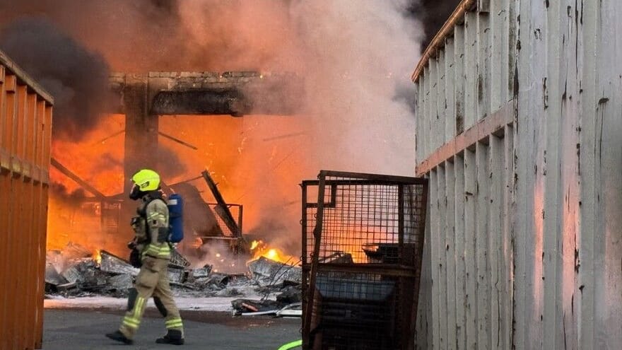 Der Einsatzort: Der Brand ist laut Rettungskräfte unter Kontrolle.