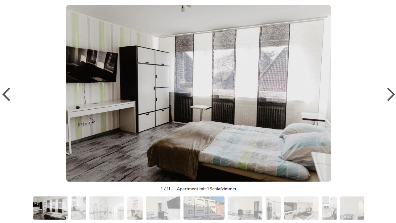 Teure Ferienwohnung: Über 1.000 Euro kostet dieses Zimmer, wenn Taylor Swift in Gelsenkirchen ist.