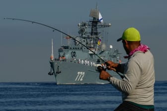 Russische Marineschiffe in Kuba