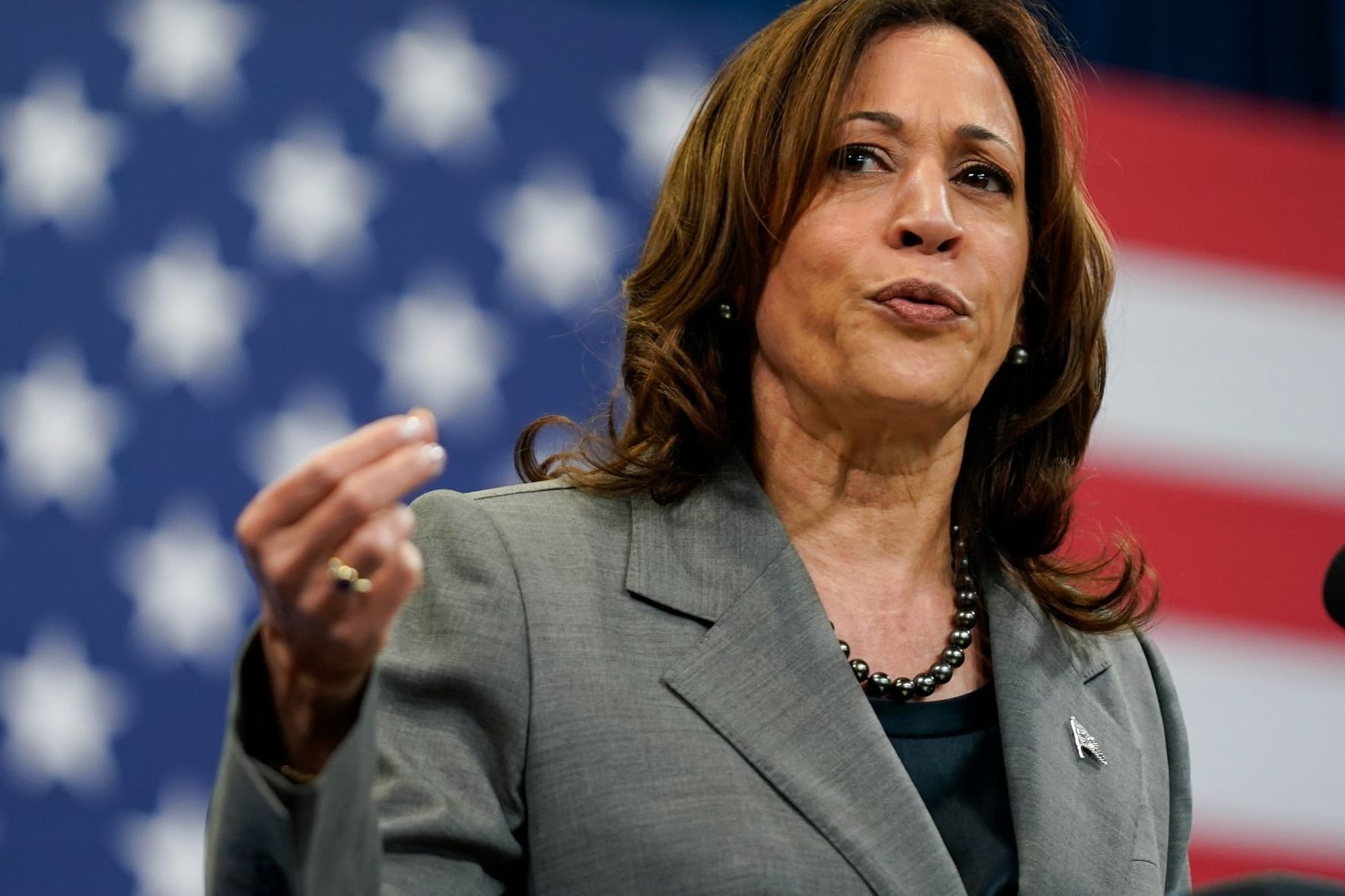 Kamala Harris: Sie wird voraussichtlich für die Demokraten kandidieren.