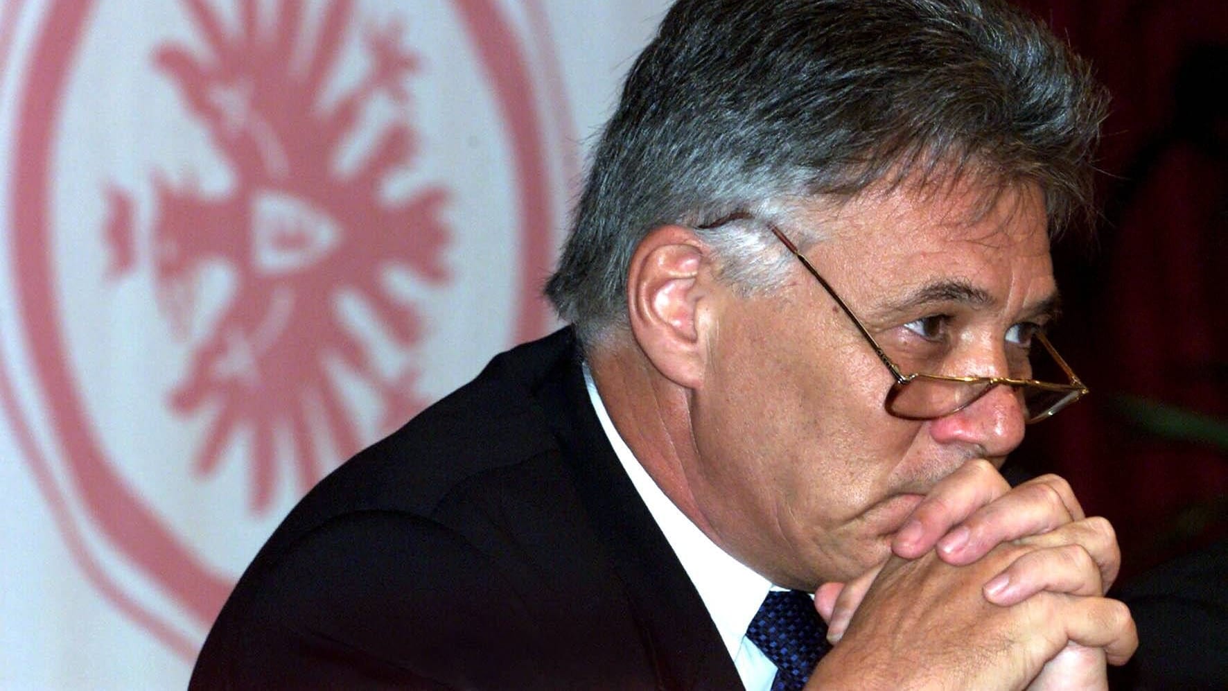 Rolf Heller in seiner Zeit als Präsident von Eintracht Frankfurt (Archivfoto): Der Klub wurde von seiner Beerdigung ausgeladen.