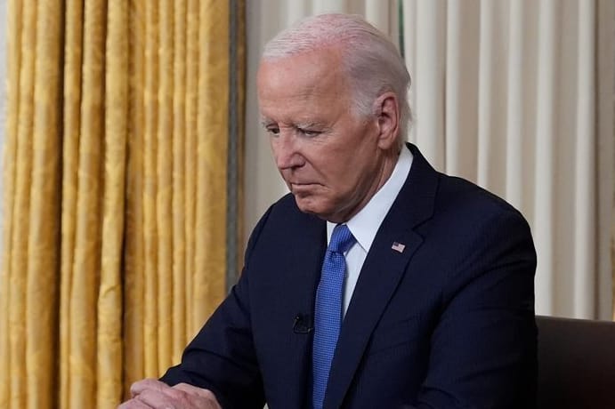 Joe Biden: Dem US-Präsidenten fällt es laut Expertin schwer, seine Macht abzugeben.