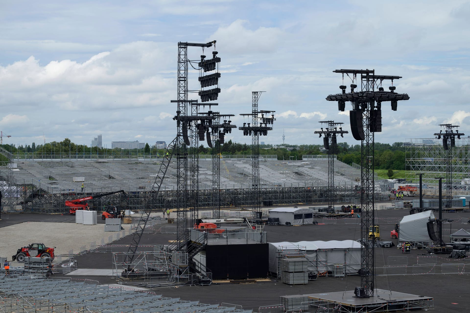 Adele in München: Hier sollen bis zu 80.000 Menschen pro Konzert Platz finden.