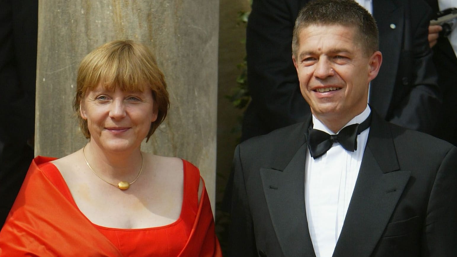 Angela Merkel und Joachim Sauer im Jahr 2004