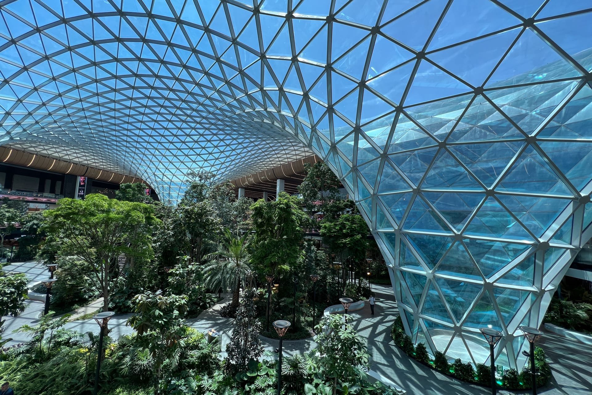 Doha Qatar, 2023 Feb 6: Architecture inside Hamad International Airport