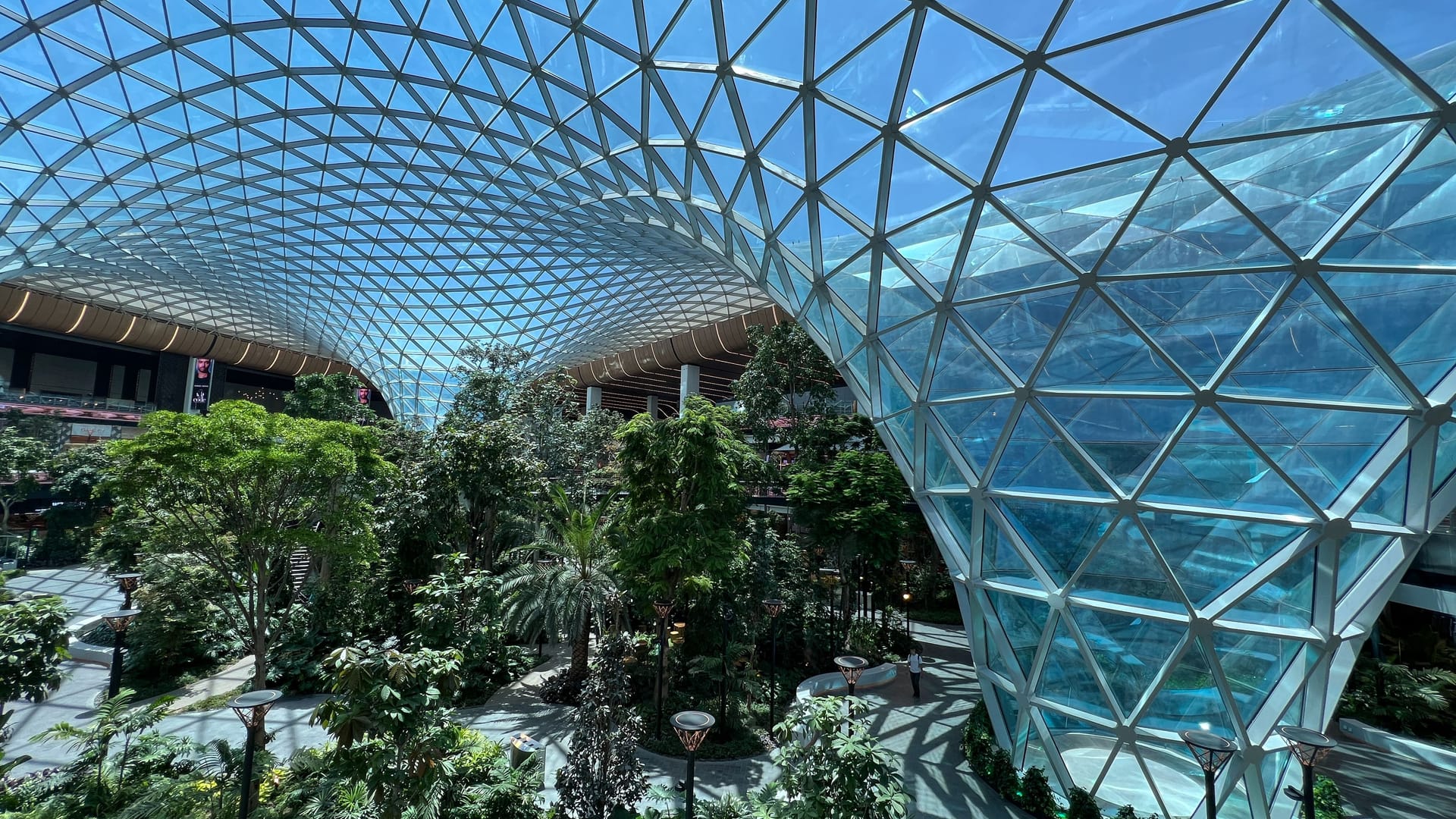 Doha Qatar, 2023 Feb 6: Architecture inside Hamad International Airport