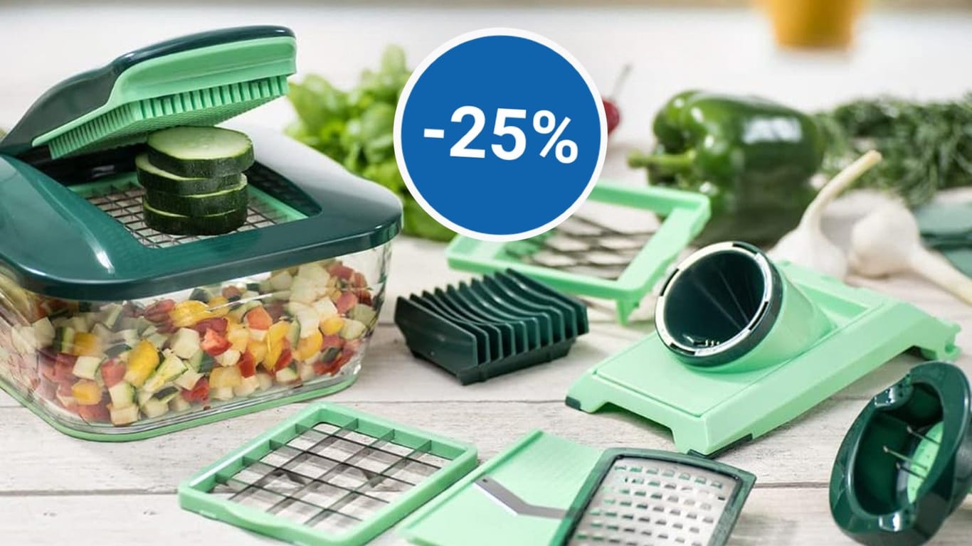 Genius Nicer Dicer zum Tiefpreis: Der beliebte Gemüseschneider war noch nie günstiger als jetzt.