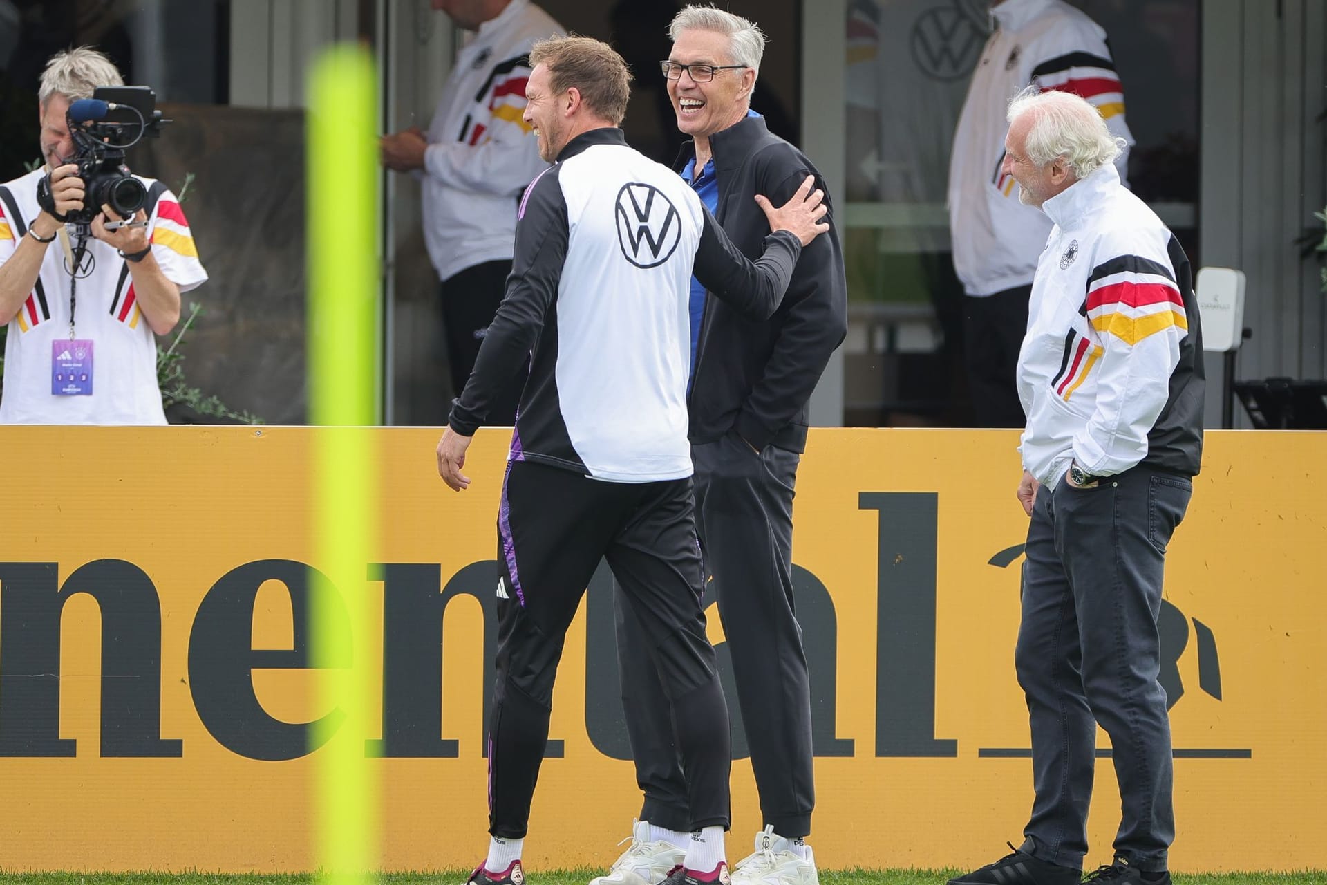 Nagelsmann, Herbert und Völler (v.l.)