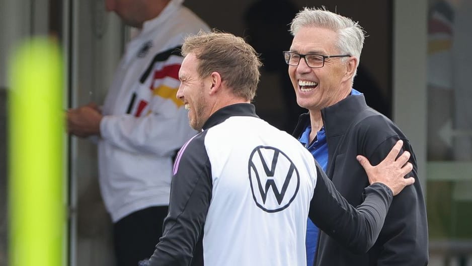 Nagelsmann, Herbert und Völler (v.l.)