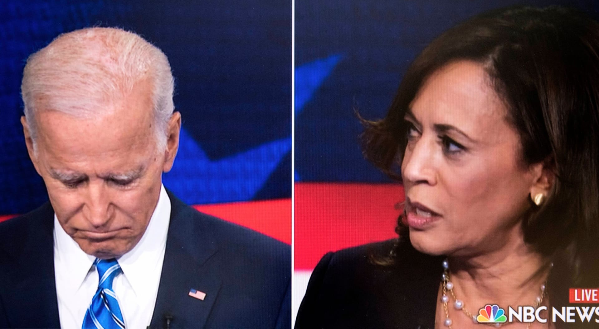 Joe Biden und Kamala Harris: Im TV-Duell gerieten sie 2020 aneinander.