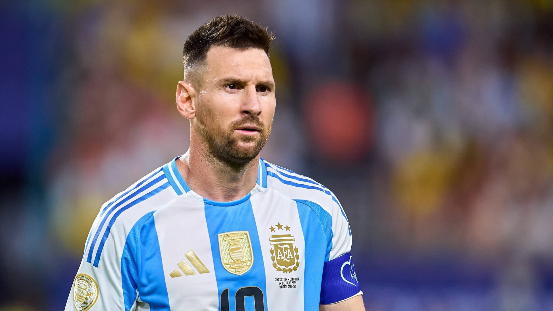 Lionel Messi im Endspiel der Copa América gegen Kolumbien: Der Angreifer musste in der zweiten Halbzeit ausgewechselt werden.