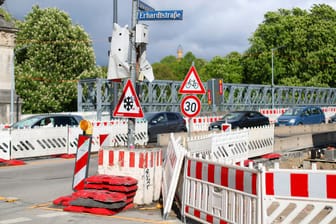 Bauarbeiten in München (Symbolfoto): In Lehel kam es an einer Baustelle zu einem überraschenden Fund.
