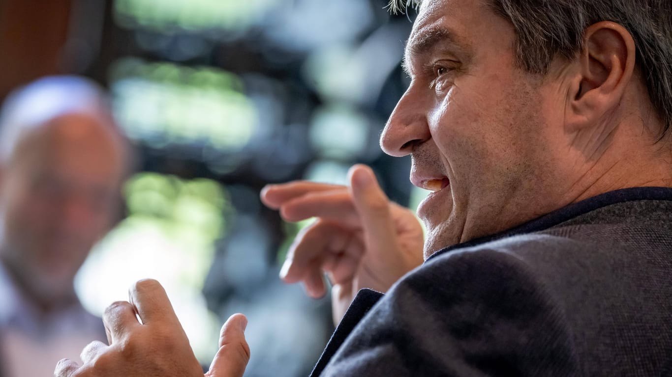 Der bayrische Ministerpräsident Markus Söder (CSU): Auch seine Partei wäre von der Wahlrechtsreform in ihrem aktuellen Zustand betroffen.