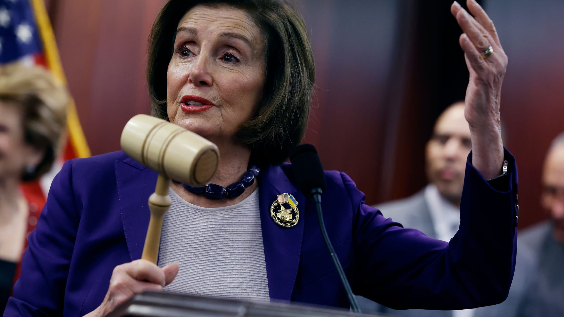 Pelosi während ihrer Zeit als Sprecherin des US-Repräsentantenhauses (Archivbild).