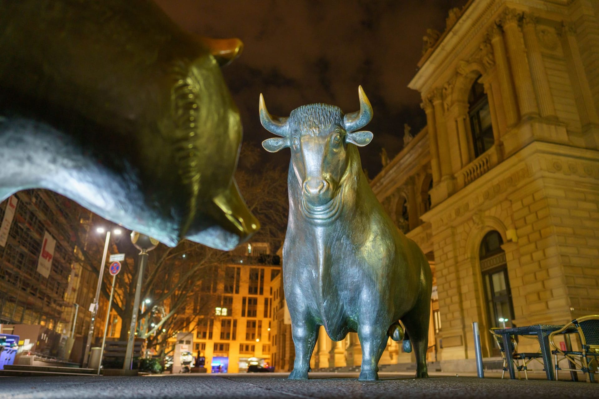 Frankfurter Börse - Bulle und Bär