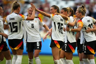 Jubel bei den DFB-Frauen: Auch quotentechnisch wurde der DFB-Auftaktsieg bei Olympia zum Erfolg.