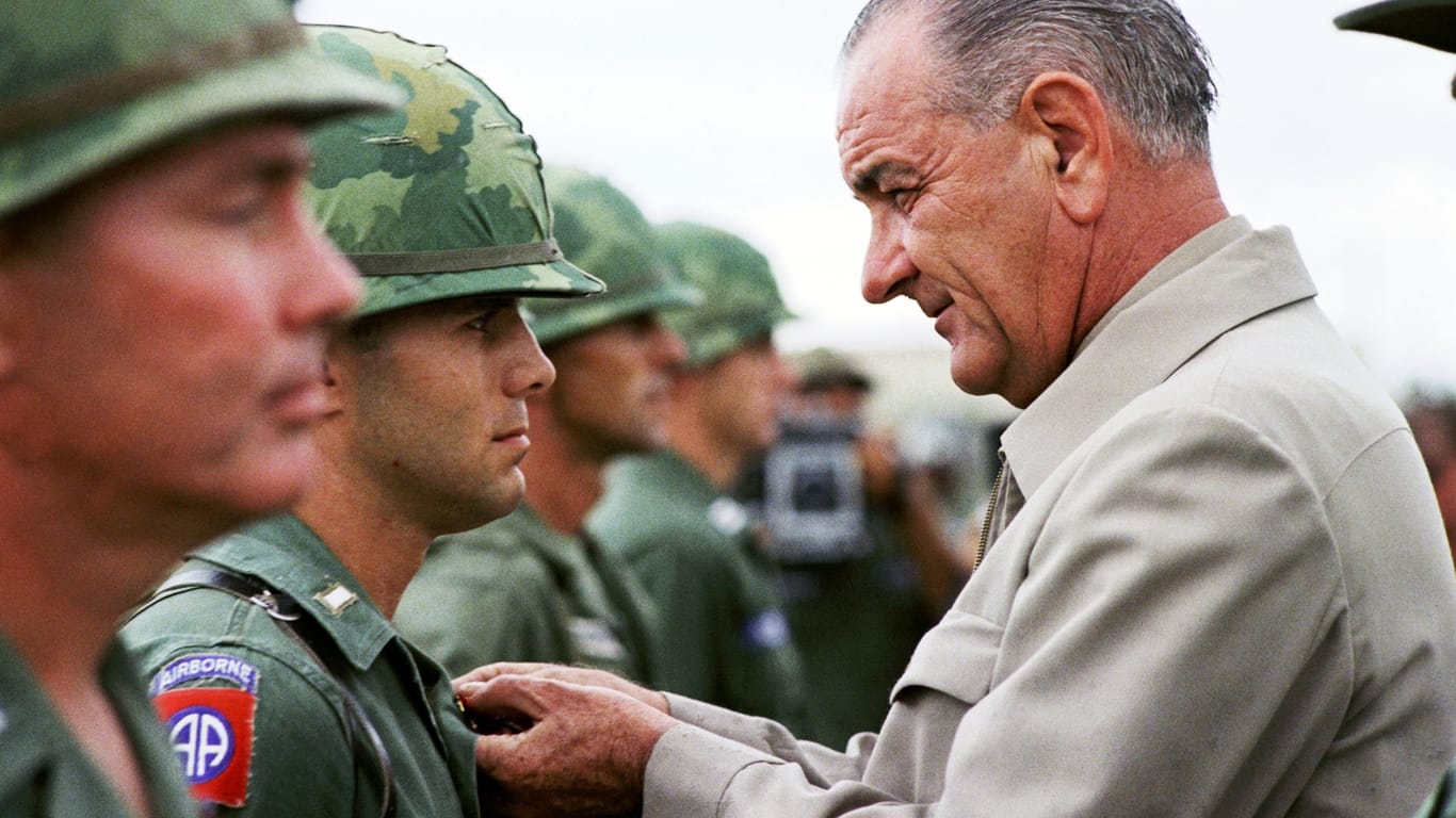 Lyndon B. Johnson: Den Vietnamkrieg konnten die USA nicht gewinnen.