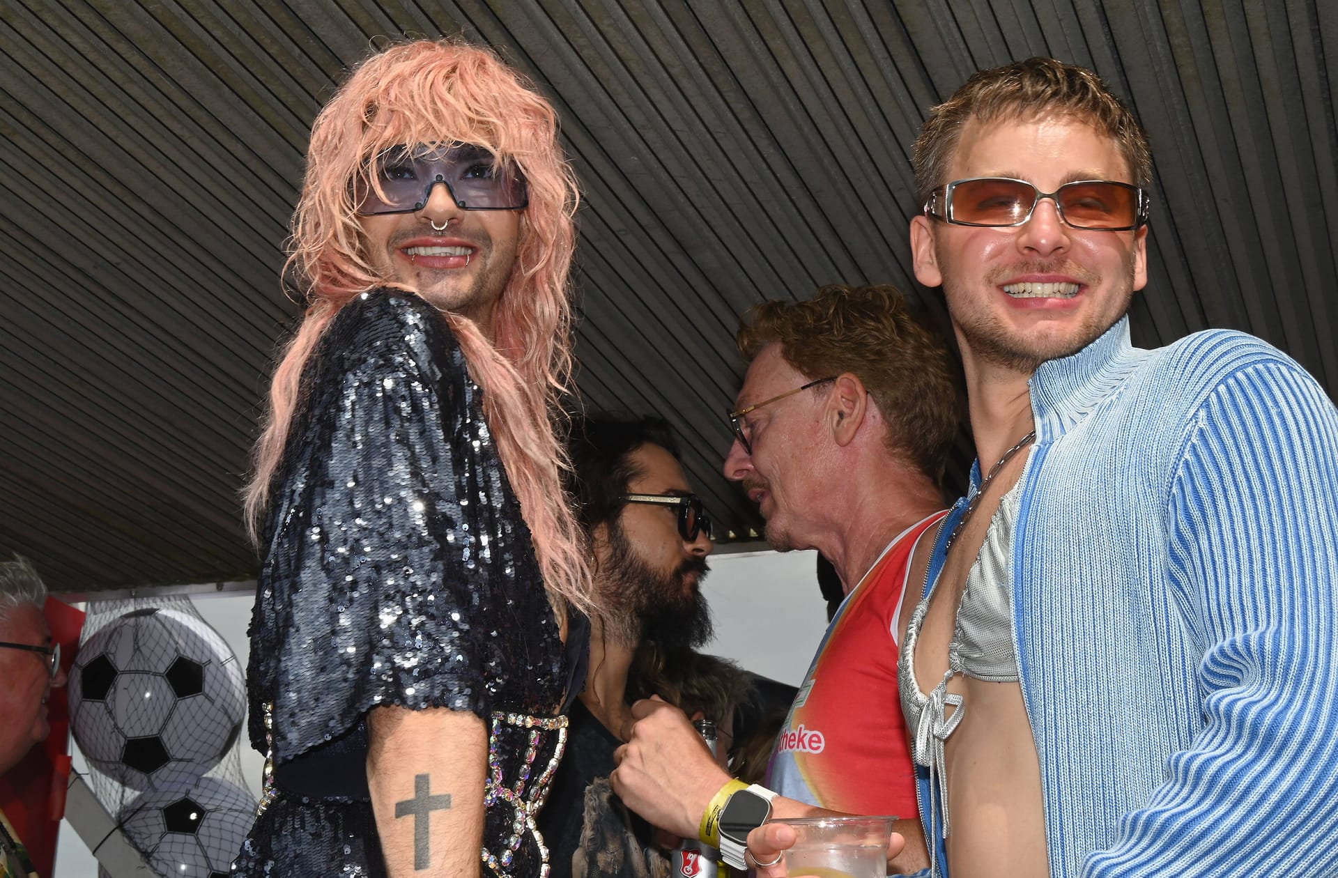 Bill Kaulitz und Timmi Trinks feierten gemeinsam beim Kölner CSD.