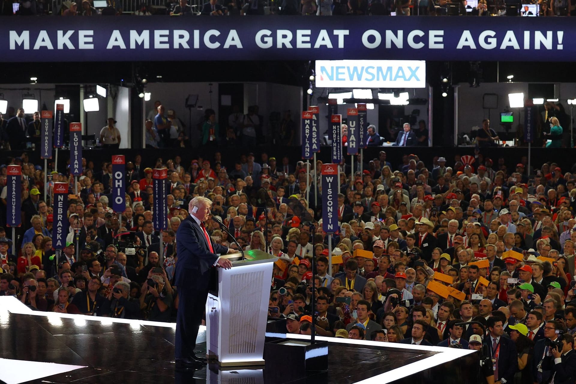 Day 4 of the Republican National Convention in Milwaukee, Wisconsin