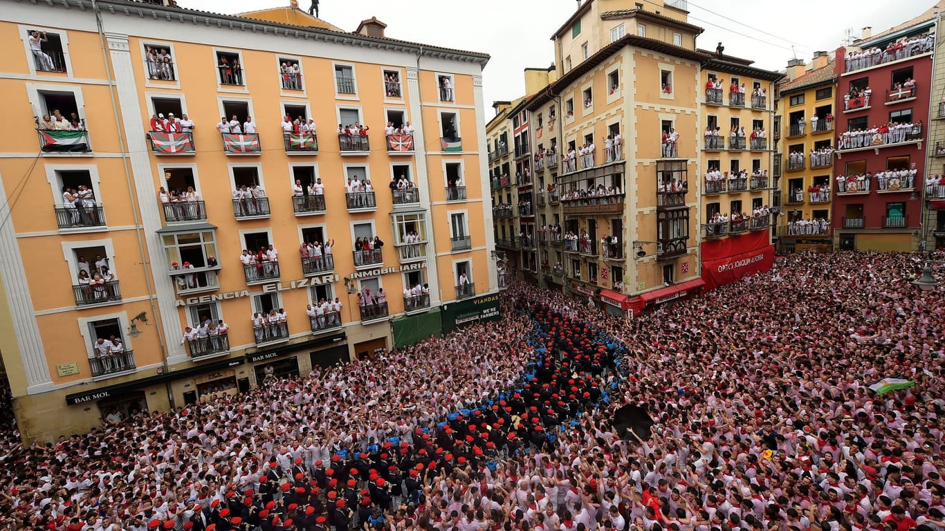 Sanfermín-Fest in Pamplona