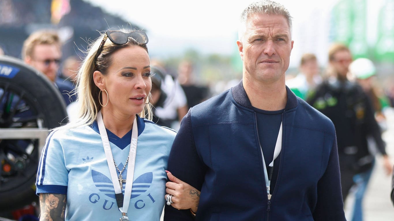 Cora und Ralf Schumacher 2022 in Nürnberg: Das Ex-Paar hat einen gemeinsamen Sohn.