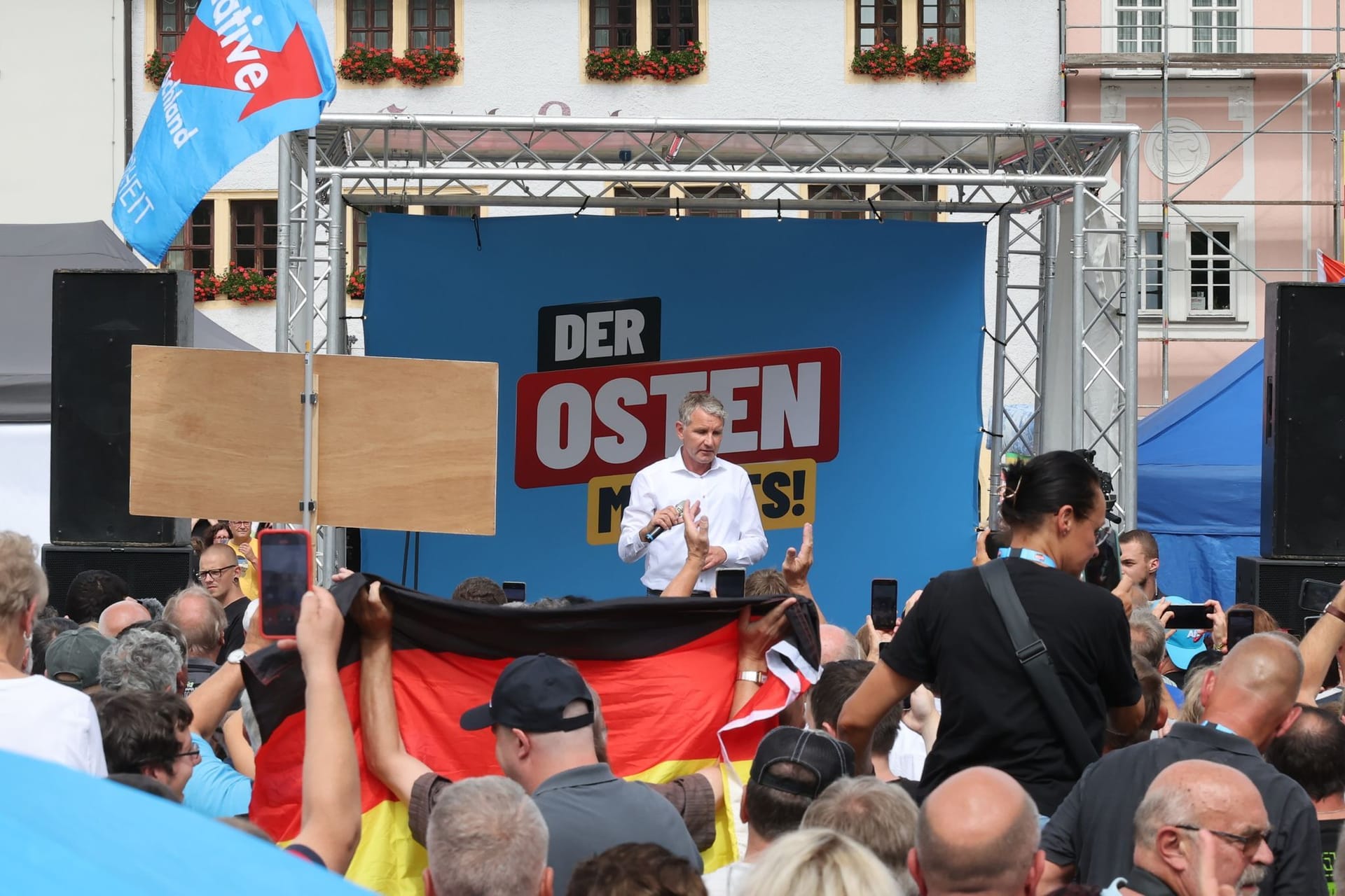 Sommerfest der AfD mit Spitzenkandidat Björn Höcke