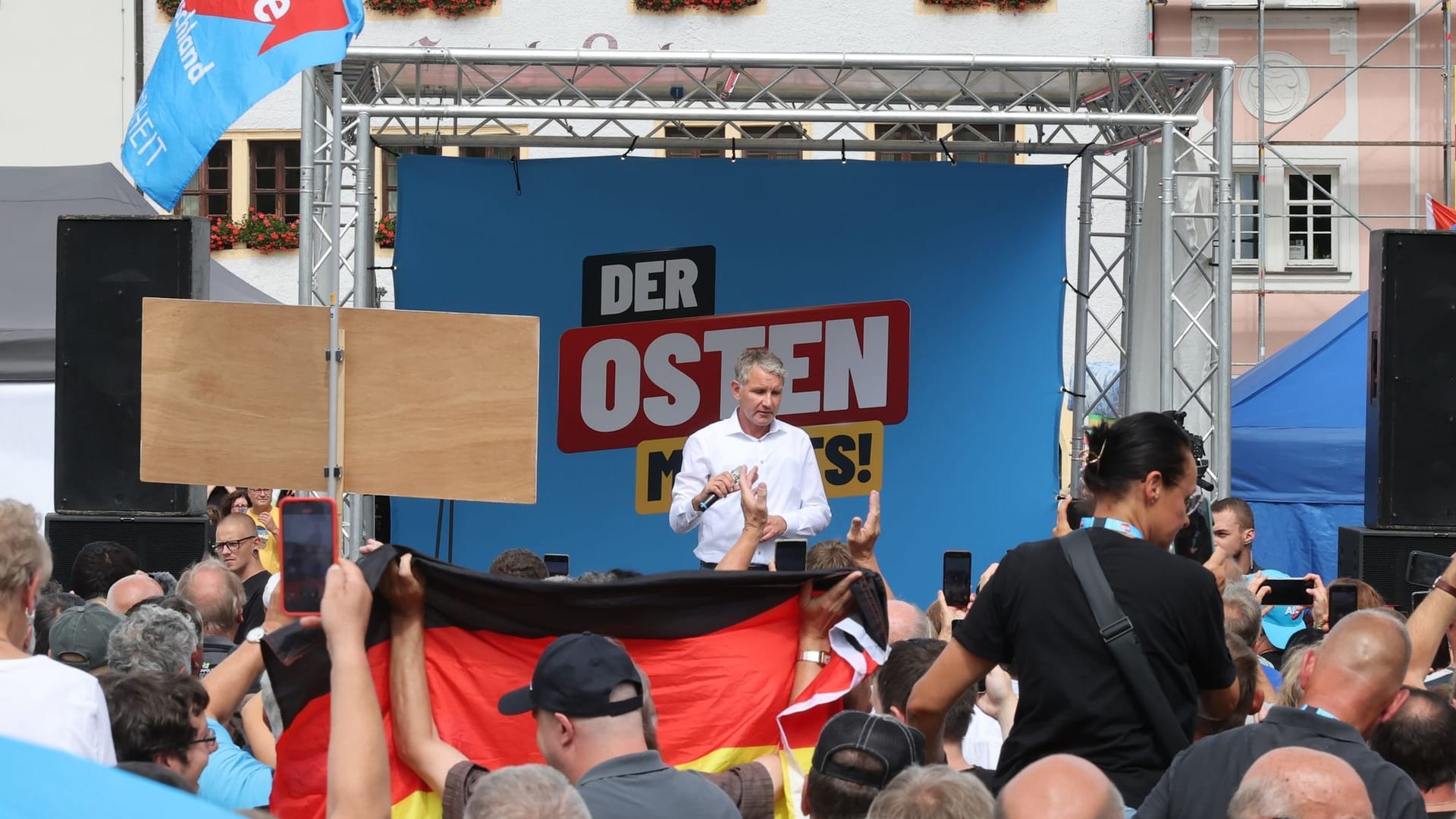 Sommerfest der AfD mit Spitzenkandidat Björn Höcke