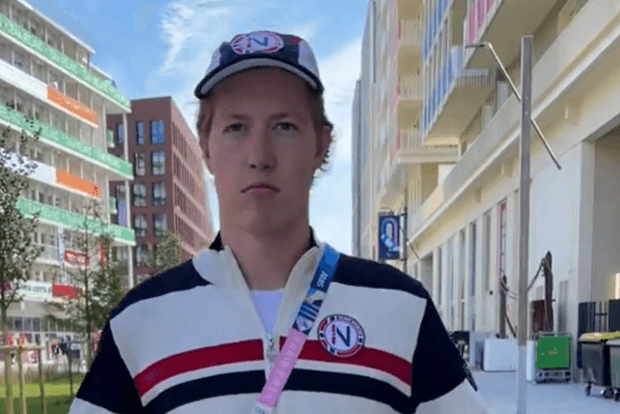 Der norwegische Schwimm-Olympionike Henrik Christiansen: Seine Videos auf Tiktok machen den Sportler international bekannt.