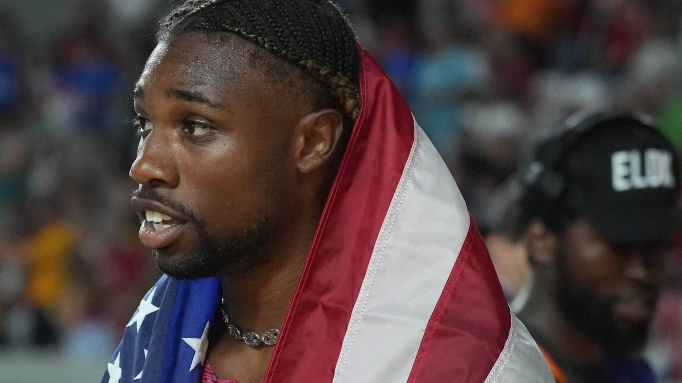 Noah Lyles: Der Sprint-Star ist aktuell der schnellste Mann der Welt.