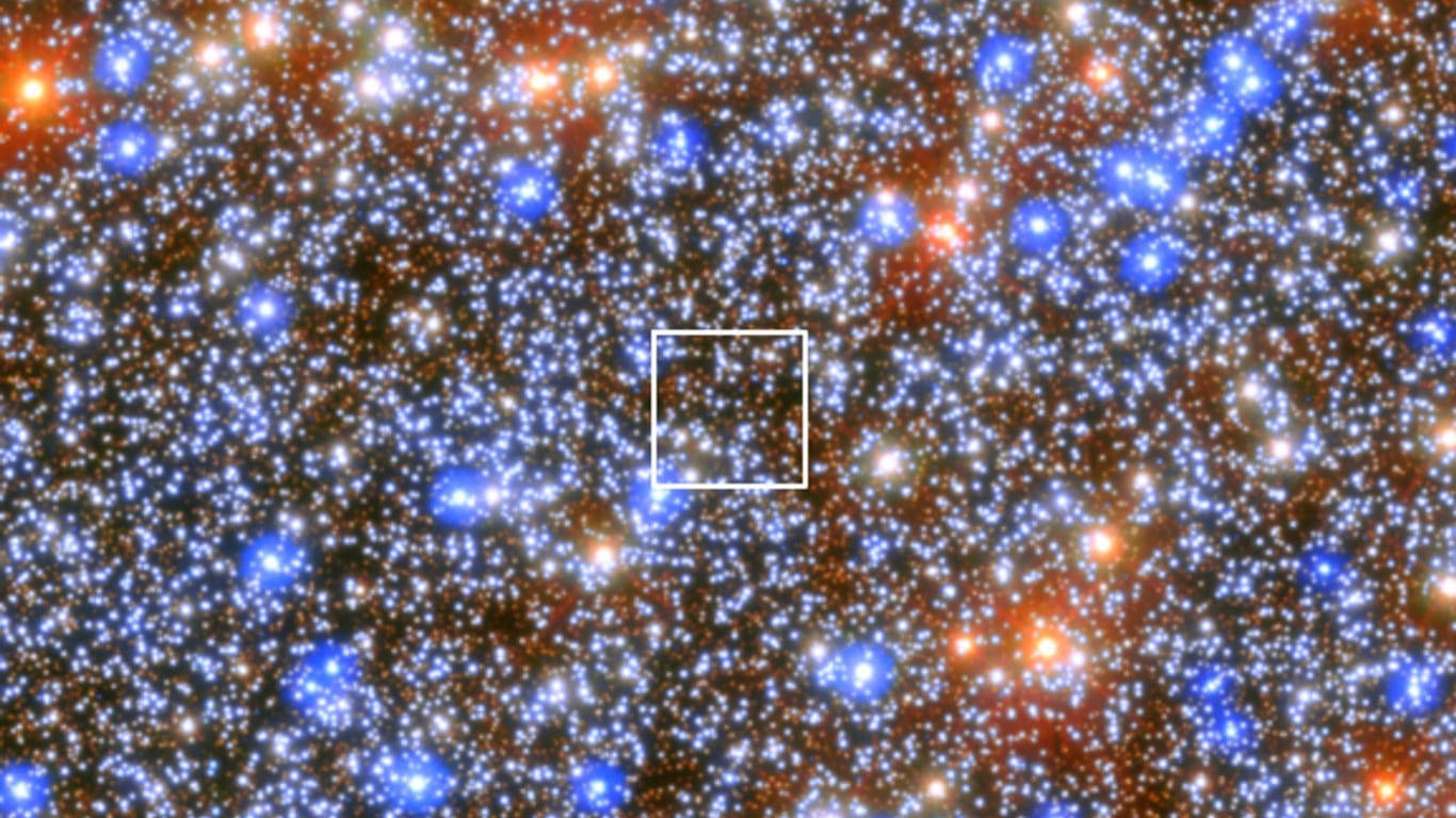 Kugelsternhaufen Omega Centauri - Schwarzes Loch